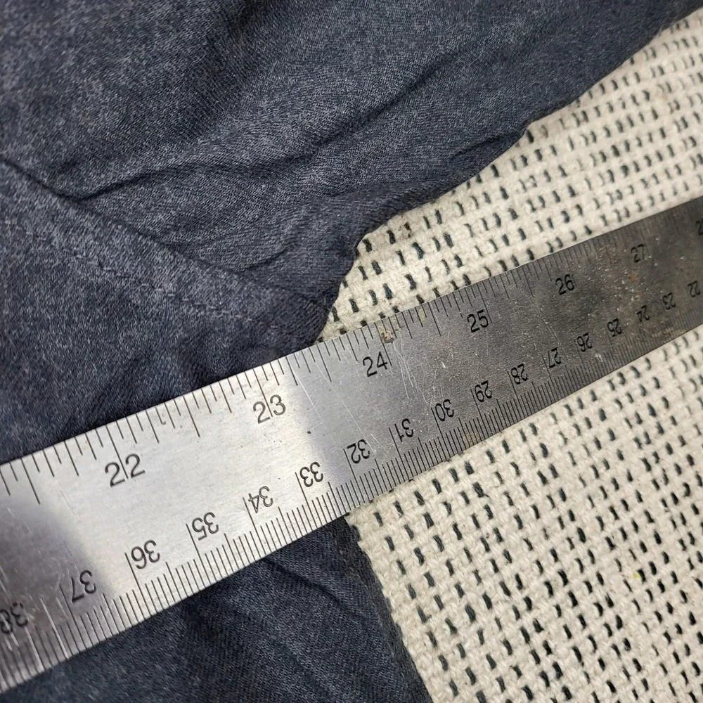 Banana Republic Shirt Mens XL Gray Long Sleeve Flannel Button Front Slim Fit‎